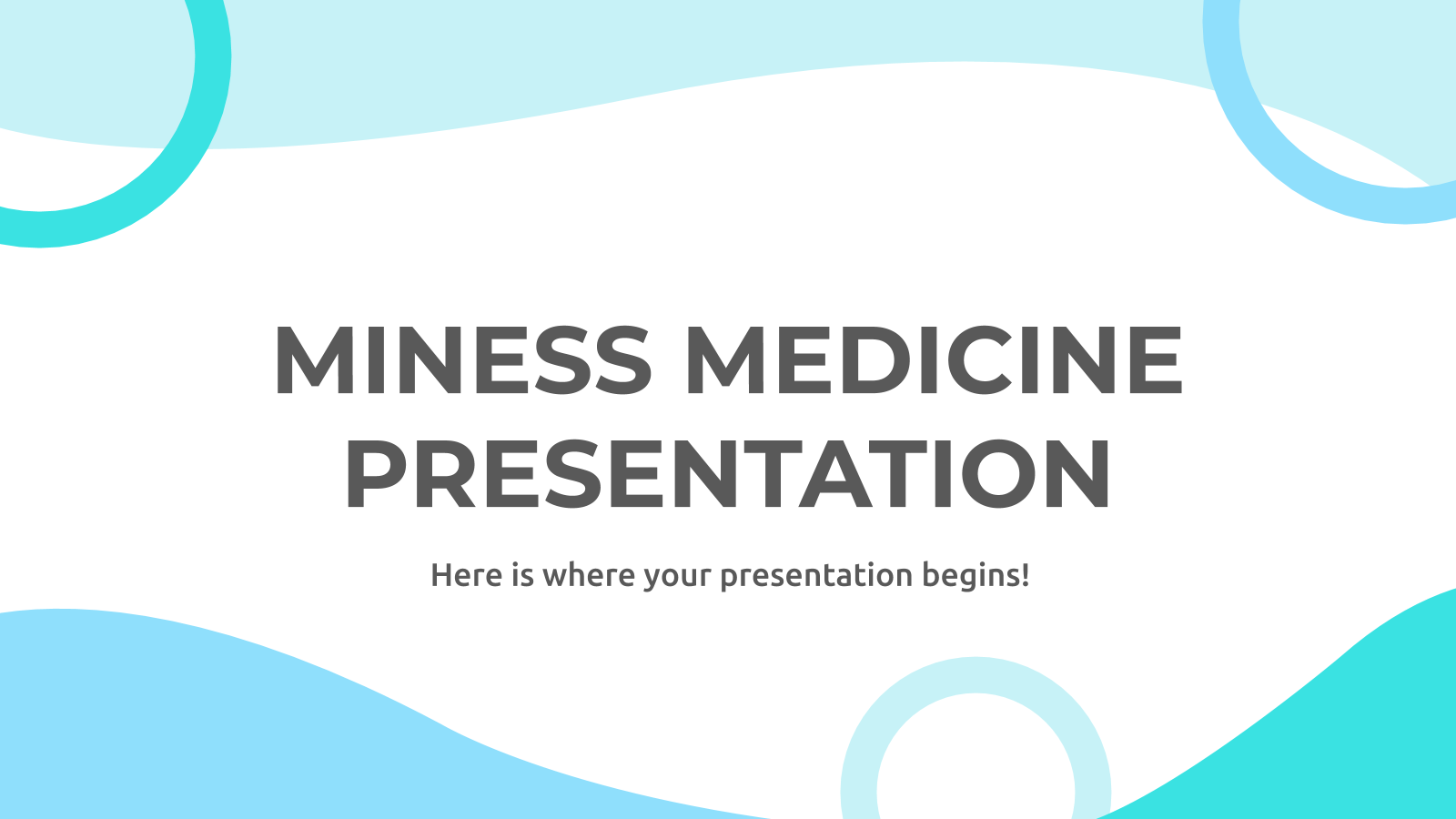 Miness Medicine 和PowerPoint模板